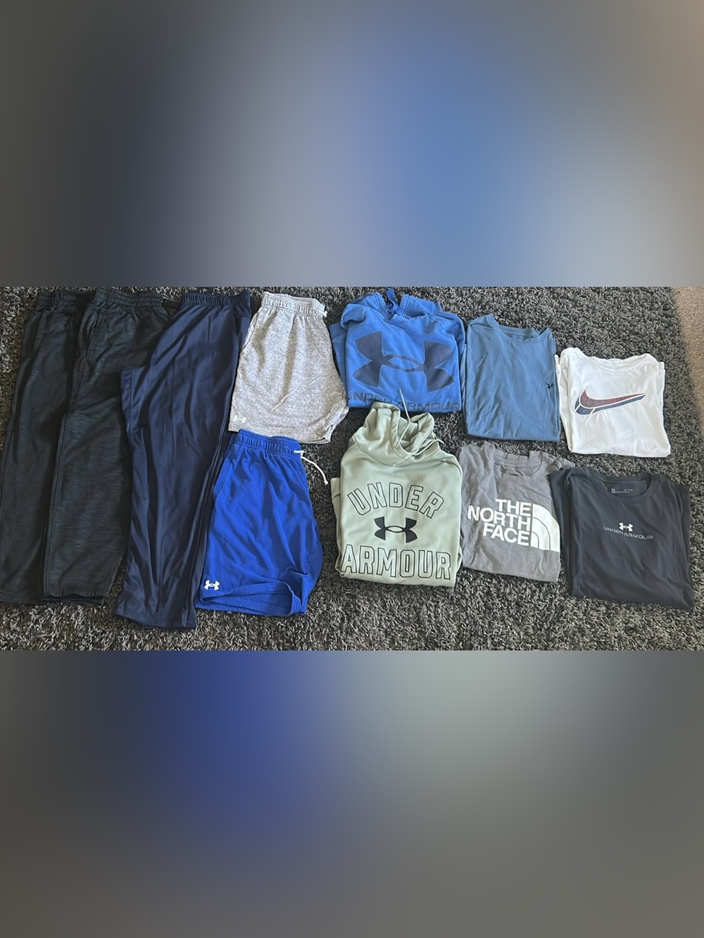 Under Armour Men’s XL Lot Sage Under Armour, Nike, American Eagle, North Face